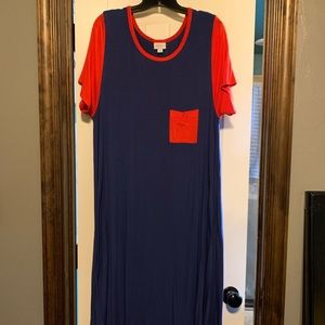 Lularoe Carly Dress ❤️ 💙